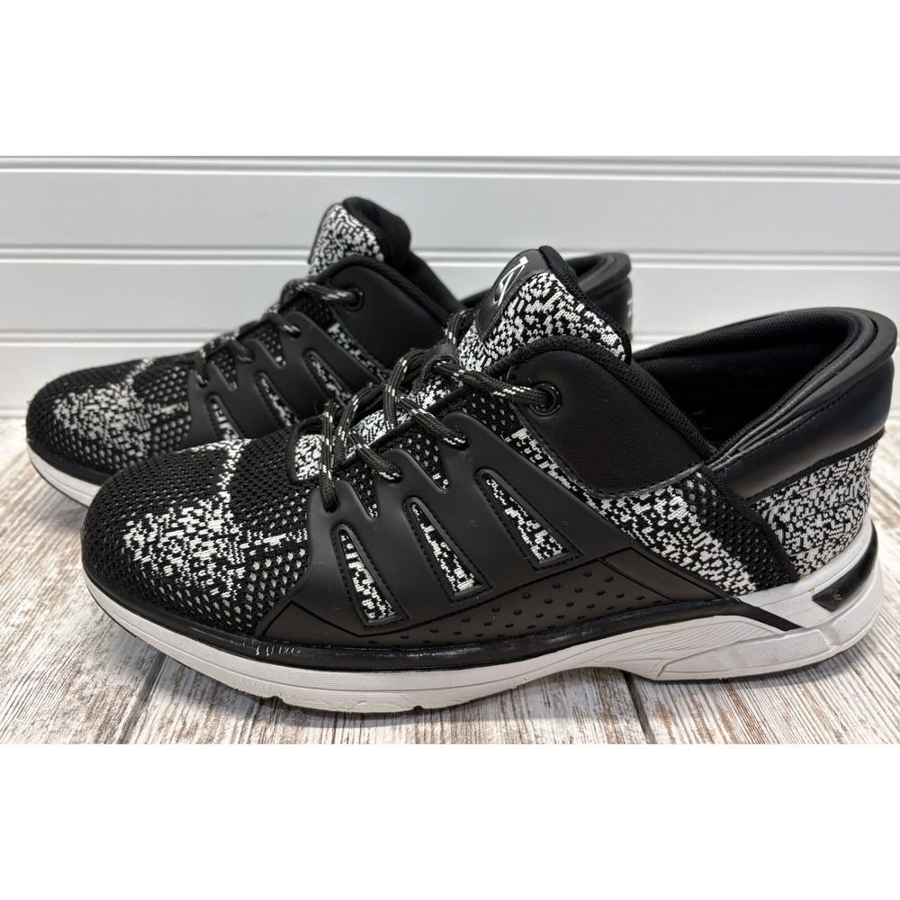 Zeba Sneakers Ash White Men's Slip On Lace Up Hands Free Shoes Size 11
